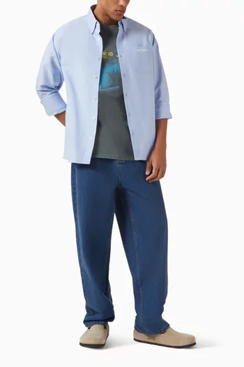 تي شيرت بطبعة Cross Paths قطن