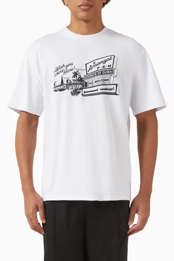 Wish You Were Here T-shirt in Cotton