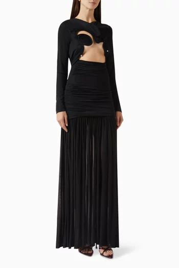 فستان فينس قماش ناعم