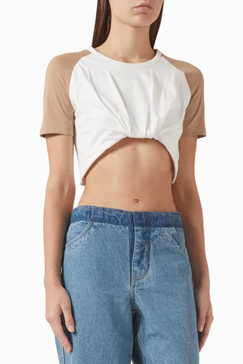 Tucked Ringer T-shirt in Jersey