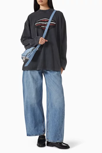 Graphic-print T-shirt in Cotton Jersey