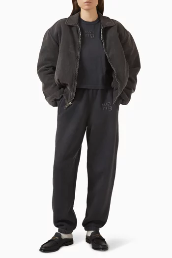 Hotfix Logo Shrunken T-shirt in Cotton