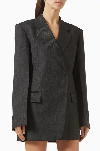 Tailored Blazer Mini Dress