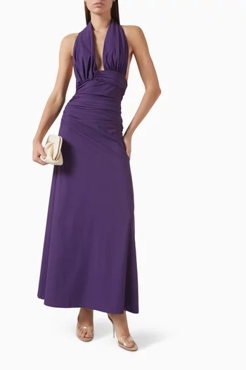 فستان أوندا بظهر مكشوف ليكرا