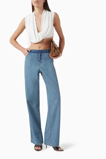 Interlock Drape Top in Jersey