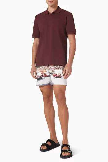 Bulldog Photographic Swim Shorts