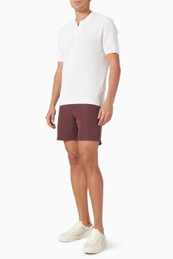 Roddy Polo T-shirt in Waffle-knit