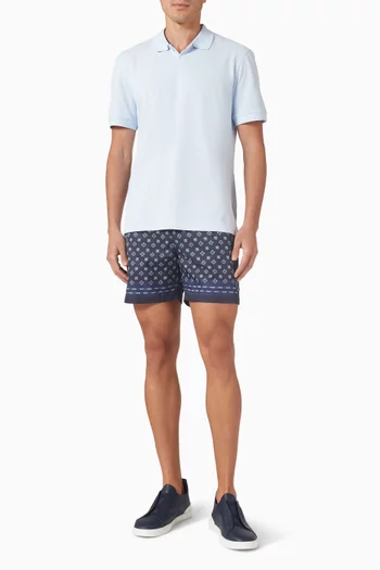 Bruno Polo T-shirt in Cotton-piqué