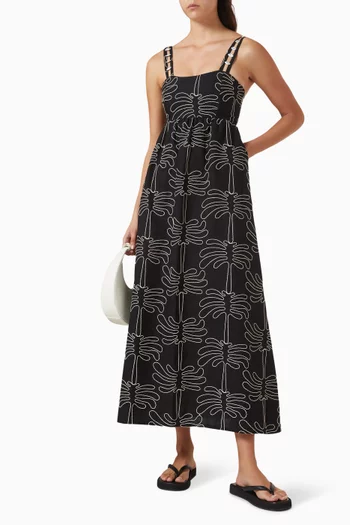 فستان سيلفا مطرز