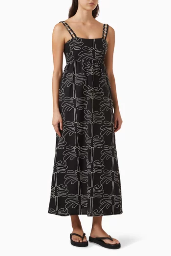 فستان سيلفا مطرز