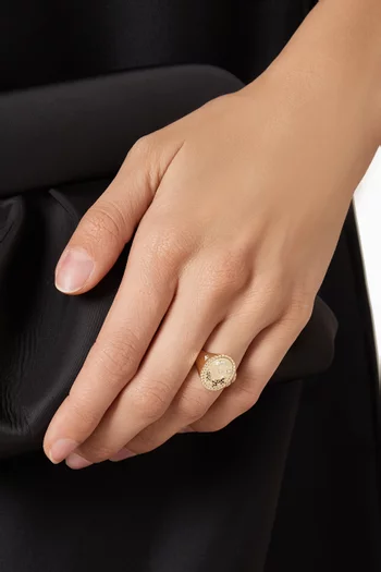 The Savannah Signet Ring in Gold