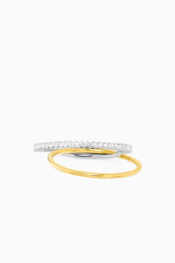 Alliance 2-in-1 Ring in Gold