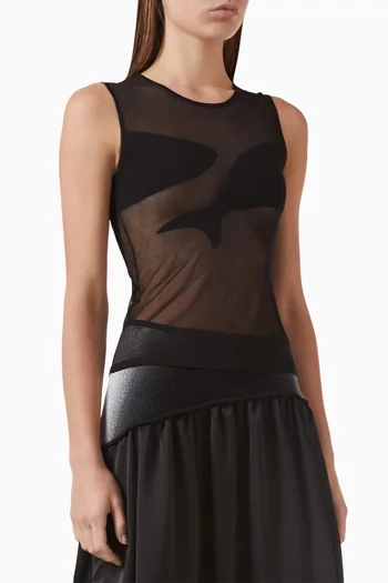 Oscar Sheer Tank Top