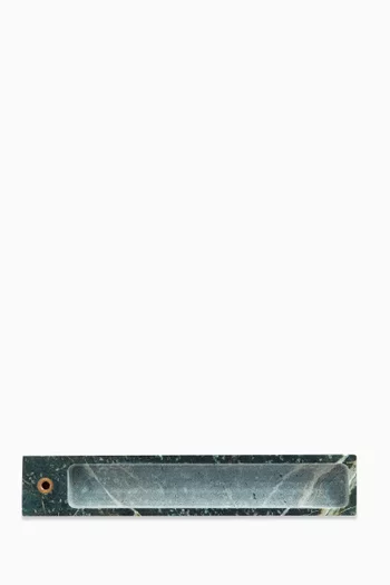 Mughal Incense Holder in Nero Marquinia