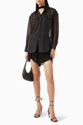 قميص أواسيس بجيوب أورجانزا