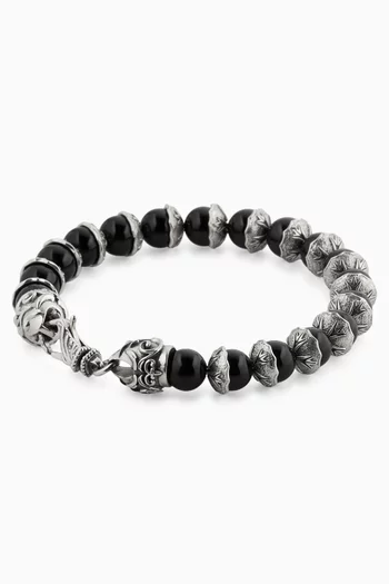 سوار شيلد بخرز فضة إسترلينية