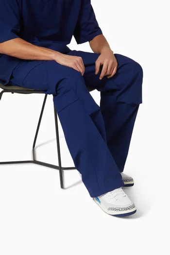 سنيكرز جوردان سبيزيك أسفل الكاحل جلد وقماش شبكي