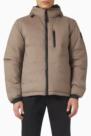 Black Label Lodge Hoodie in Nylon