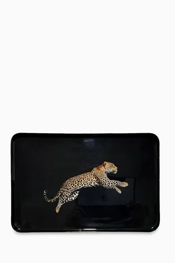 Animal Printed Tray in Iron