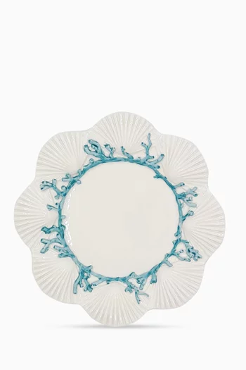 Saint Jacques Salad Plate in Hand-painted Ceramic