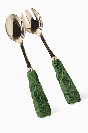 Radicchio Serving Spoon & Fork Set