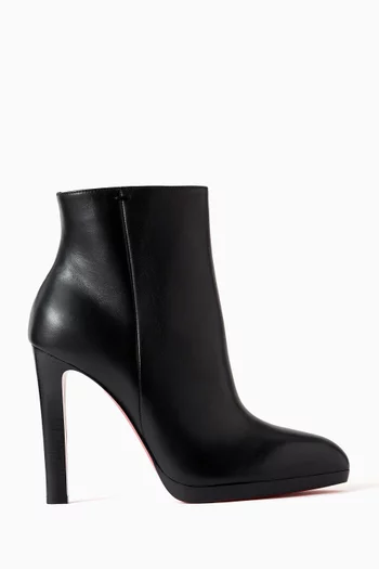 حذاء بوت فاني لوف بكعب 120 مم جلد