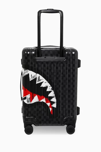 Scribble Shark Carry-on Luggage