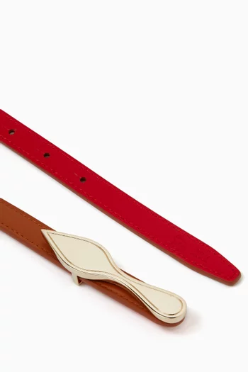 حزام بيتينا بوجهين جلد عجل