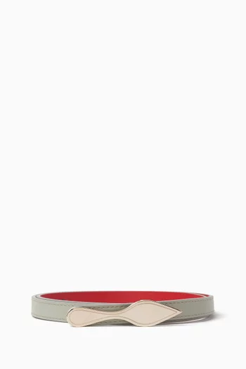 Bettina Reversible Belt in Calf Leather