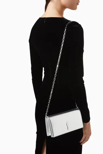 Bettina Clutch in Laminated Nappa