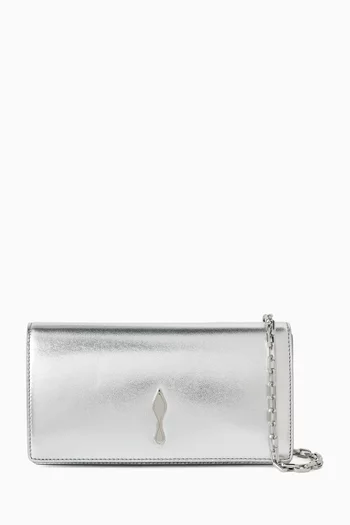 Bettina Clutch in Laminated Nappa