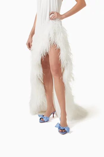 حذاء مولازي مفتوح حرير تفتا