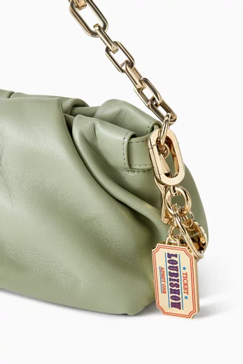 سلسلة مفاتيح بتصميم تذكرة سيرك معدن