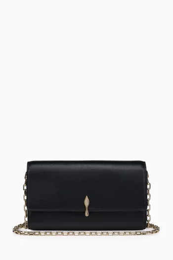 Bettina Wallet on Chain in Leather