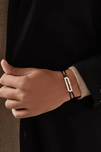 Arabic Letter "Taa" Bracelet in Sterling Silver