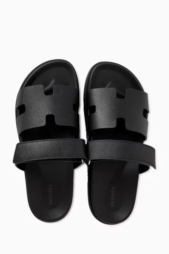 Unused Chypre Sandals in Epsom Leather, EU 43