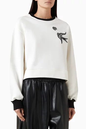 Love Bird Sweatshirt in Cotton