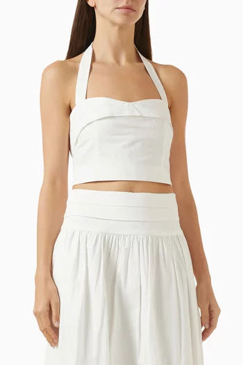 Rue Halter Top in Cotton