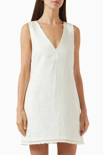 Effi Mini Dress in Linen