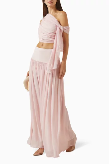 Solene One-shoulder Top in Viscose