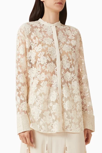 قميص بريسلي دانتيل