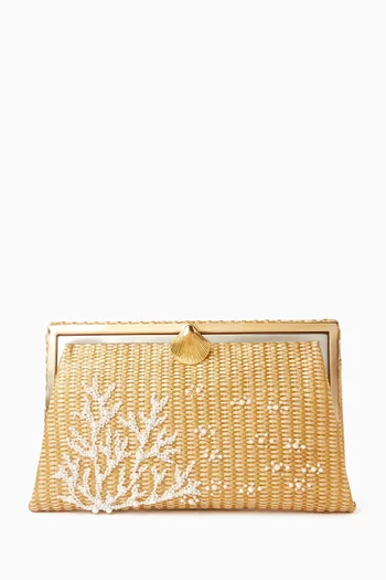 Coral Grace Clutch