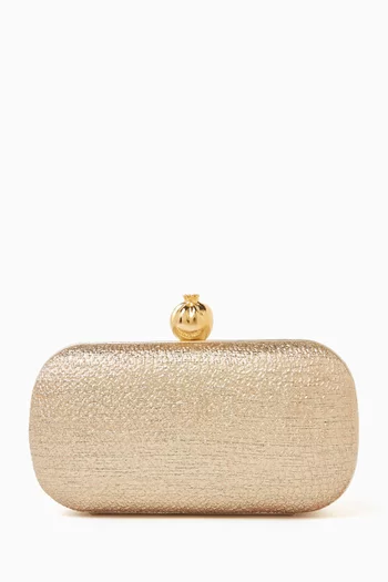 Pomegranate Clutch in Canvas