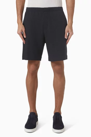 Stretch Shorts in Seersucker