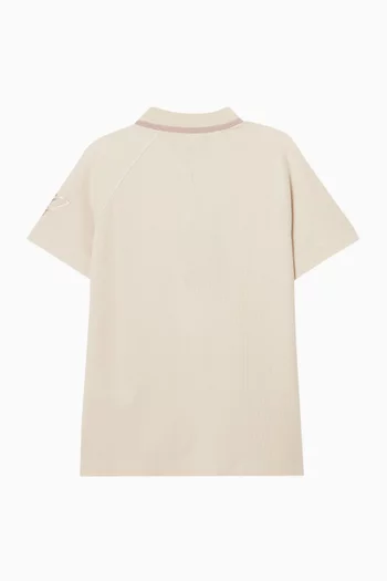 تي شيرت بولو بشعار النسر قطن بيكيه