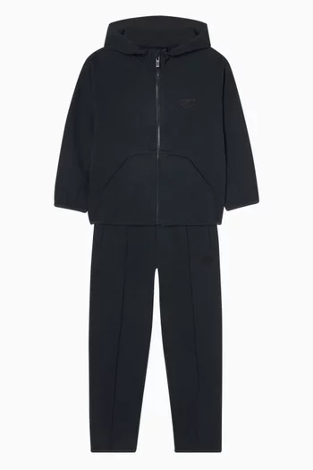 Eagle Logo Jacquard Sweatpants in Jersey