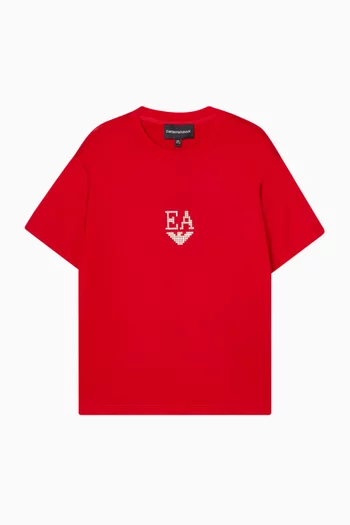 تي شيرت بطبعة حصان فانتازي قطن