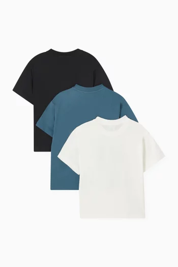 طقم تي شيرتات قطن، 3 قطع