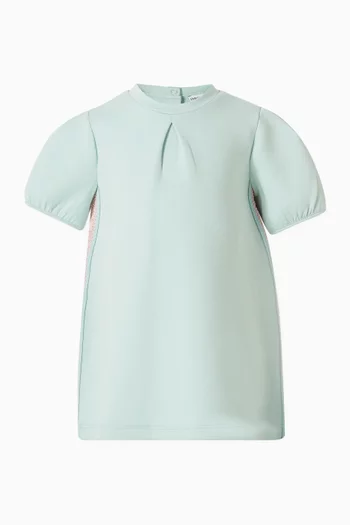 Logo-tape Dress in Jersey