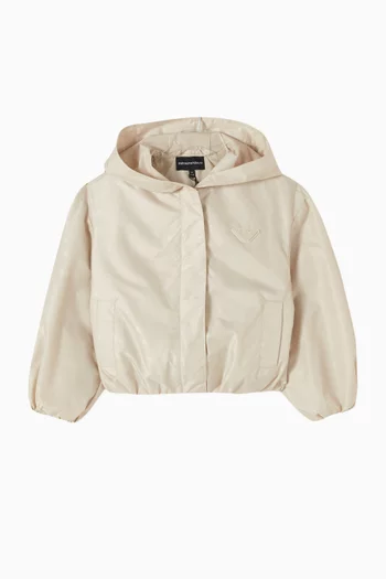 Eagle Logo Hoodie in Nylon